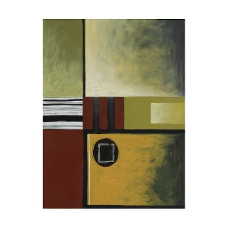 Pablo Esteban 'Squares And Stripes' Canvas Art,35x47